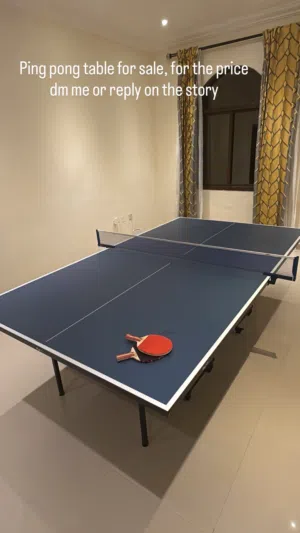 طاولة ping pong للبيع في حي ام السنيم عين خالد
