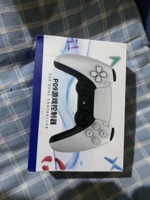 ادين ps4 شبه الps5 مرتبة وحدة تحكم  لاسلكية متوافقة مع PS4/PS4 Slim/PS4 الكمبيوتر، ذات اهتزاز مزدوج،