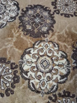 سجاد قص بحاله ممتازه ذهبي بني