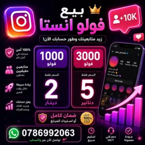 Social Media Accounts and Characters for Sale in Amman