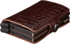 Secrid Double Wallet Leather & Aluminum Material With RFID