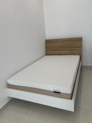 Home center Bed frame and HUXBERRY MATRESS New)