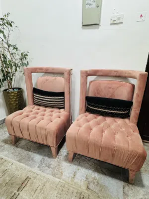 Velvety sofas