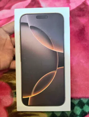 iphone 16 pro max brand new box pack pin pack mobile phone i am discount in mobile
