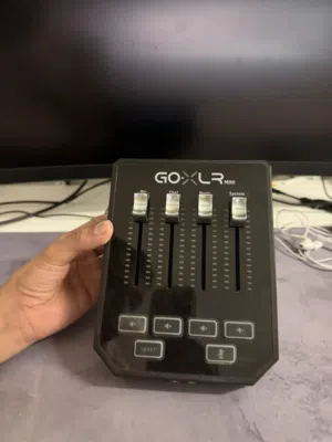 مكسر goxlr  مايك rode استاند rode سماعة استرو a50