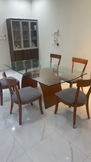 Premium glass table only