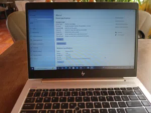 Hp Laptop i7 , 08 generation is available.