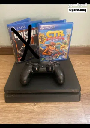 ps4 slim   بلايستيشن فور مهكر
