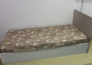سرير خشب ابيض سوبر لوكس