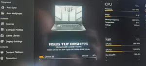 للبيع ASUS TUF Dash F15  i7 الجيل 12  RTX 3070  RAM 32GB