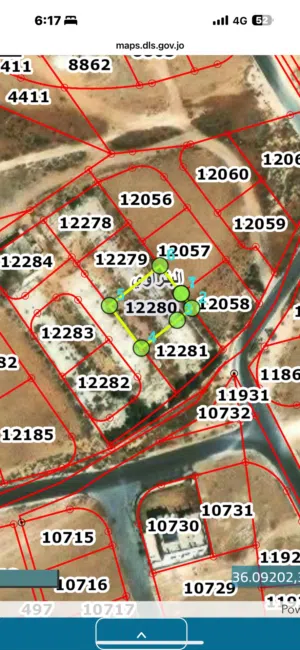 قطعة ارض للبيع منطقة المسامير بالقرب من مسجد الصابرين 502 م