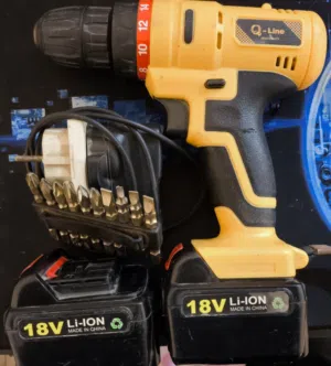 المثقاب اللاسلكي Q-Line 18V Heavy Duty