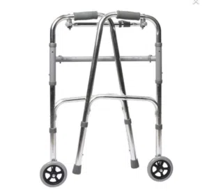 ووكر مشاية قابلة للطي Walker مع عجلات أمامية لكبار السن استخدامات جهاز الووكر صعوبات المشي