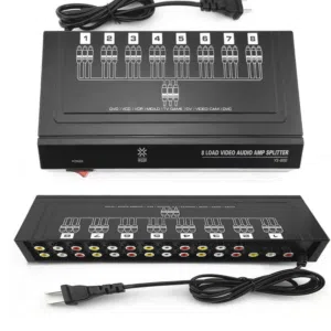 موزع اوديو فيديو   8 LOAD VIDIO AMP SPLITTER