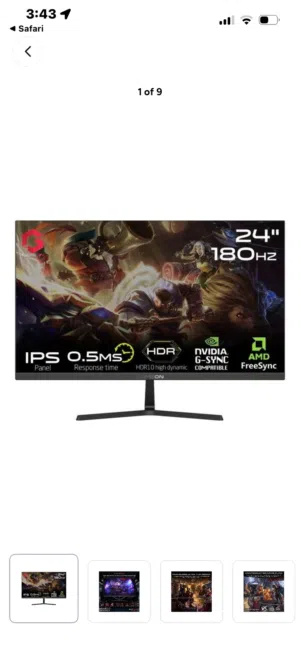 gaming monitor