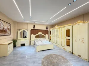 غرف نجاره عراقيه   السرير بلوك 6 ارجل