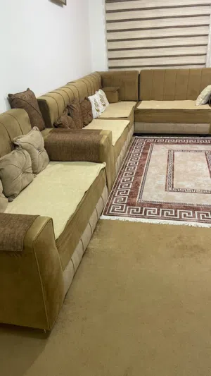 طقم كنب مع جلست رضيت