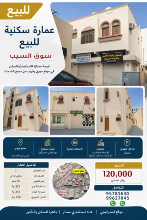 Building for Sale in Muscat Seeb