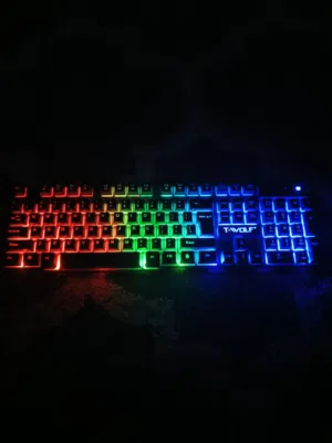 T-wolf gaming keyboard with RGB light's (10KD) for sale