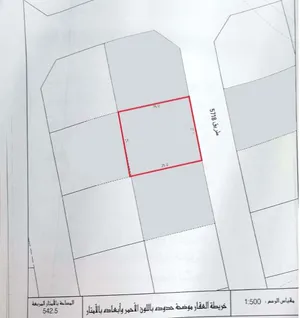 Residential Land for Sale in Southern Governorate Jaww