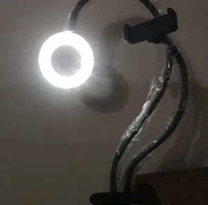 Selfie light clip on with phone holder - usb