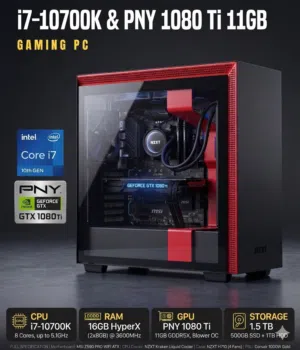 I7-10700K & GTX1080 TI 11GB GDDR5X