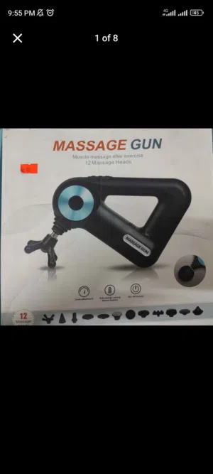 جهاز مساج احترافي (Massage Gun) للبيع بحالة ممتازة! الزرقاء حي الامير محمد