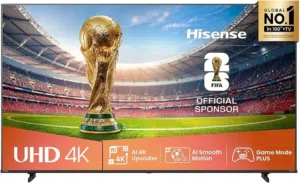 شاشه هايسنس 43 سمارت فوركيه - 43A62QS