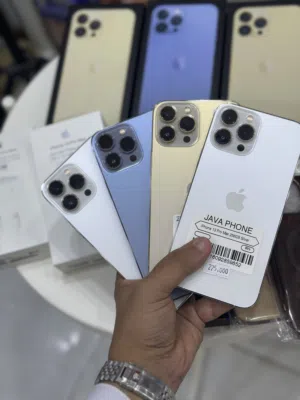 عرض خاص : iPhone 13 pro max 256gb هواتف نظيفة جدا بحالة الوكالة بدون اي شموخ أو مشاكل مع ضمان