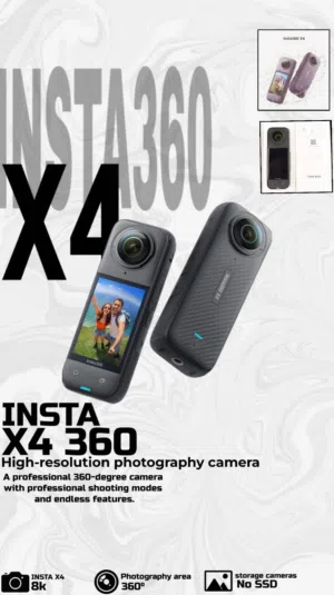 كاميرا Insta360 X4      اقرو الوصف