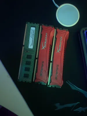 رمات DDR3 2X8GB 1600وفي كمان2GB DDR3 1600 نوعية هايبر x