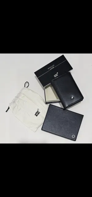 Mont blanc Meisterstuck business card holder with gusset montblanc محفظة مونت بلانك