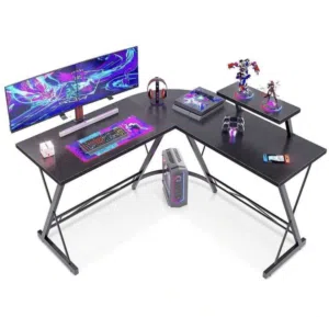 طاوله قيمنق احترافيه بشكل حرف L