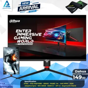 شاشة داهوا Monitor Dahua 27 inch 300Hz بافضل الاسعار