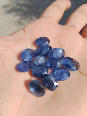 أحجار زفير أزرق طبيعي