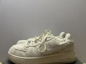 Nike air force 1 (Nai-ke) tan canvas