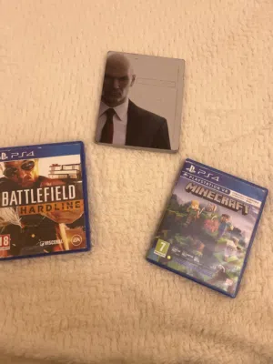 CD Minecraft,Hitman,Battlefield Hardline