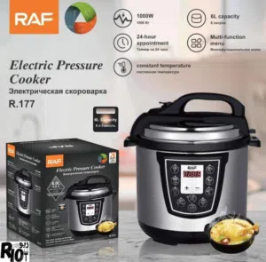 قدر الضغط الكهربائي من Raf بحجم 6 لتر  وبسعر خرااااااافي وما رح يتكرر