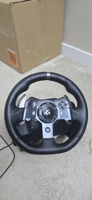 logiteck g920 g29 استيرنج مع كامل ملحقاته