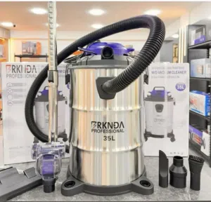 مكنسة بي ناشونال العالمية سعة ضخمة 35 لتر قوة شفط 3800 واط نفخ /شفط/ غسيل / سحب ماء