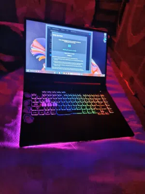 لابتوب كيمكنك للبيع ابوب asos rog strix للبيع معالج 17 جيل عاشر كرت و 6 gtx1660 ti