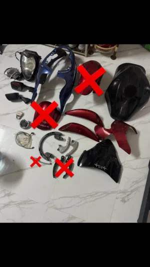 قطع غيار واكسسوارات هايبوزا التفاصيل تحت