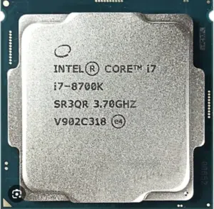 معالج core I7 8700K 4.3Ghz. 6core 12 thread