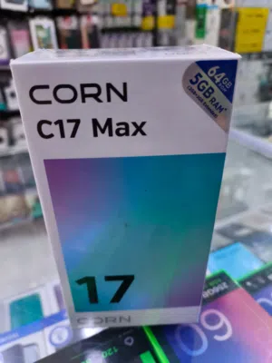 تلفون جديد بالكرتونة c 17 corn max رام 5 ذاكرة 64 متوفر توصيل