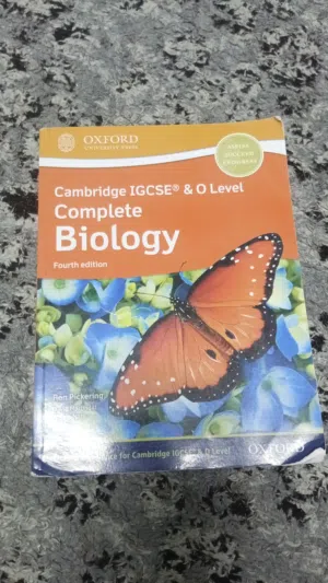 Cambridge IGCSE & O Level  Complete Biology  Fourth edition صف تاسع
