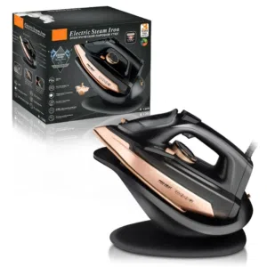 مكواة بخار 2 في 1 مع قاعدة ولاسلكية ايضا كفالة سنه