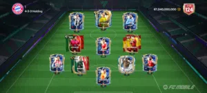 حساب فيفا موبايل للبيع اوفر 124