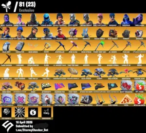 حساب نادر جداً  RARE FORTNITE ACCOUNT
