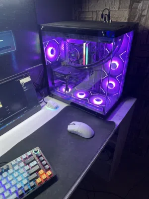 بي سي كرت 4060 ti معالج i7-14700k رامات 32 DDR5 المساحه M.2 2T مبرد مائي ماذربورد prime Z790-p wifi