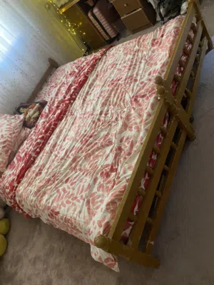 تخت للبيع تختين منفصلين خشب بسعر طري